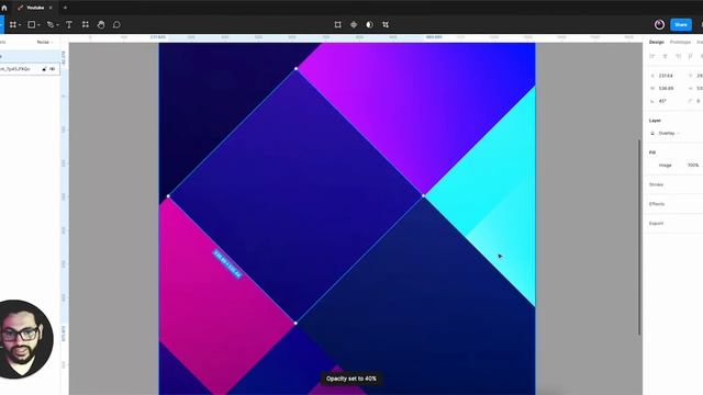 Como criar efeito granulado no #Figma com plugin Noise