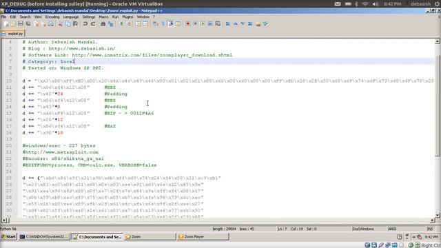 Zoom player jpeg exploit POC