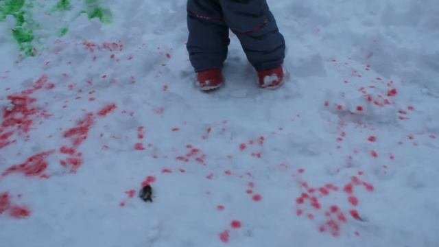 VLOG Снеговик и Елка Раскраска Снег Цветной Snow snowmanrainbow tree new year