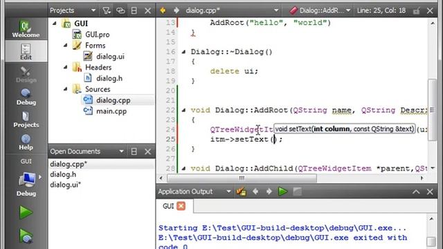 C++ Qt 21   QTreeWidget