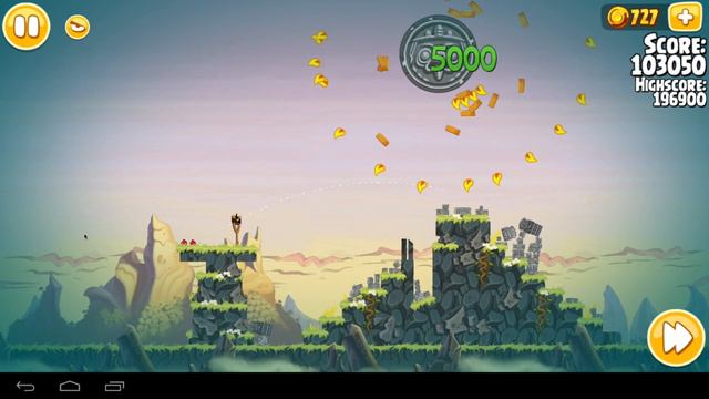 Angry Birds Seasons The Pig Days Level 6-4  180070 Solar Eclipse!