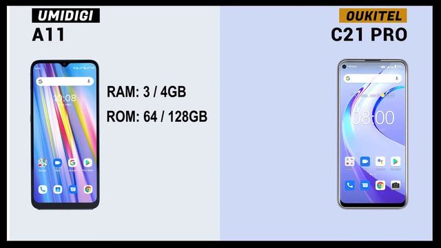 UMIDIGI A11 VS OUKITEL C21 PRO