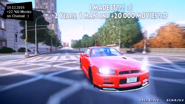 2002 NISSAN Skyline GT R BNR34 V1 - GTA IV MOD ENB | 2.7K / 1440p ! _REVIEW