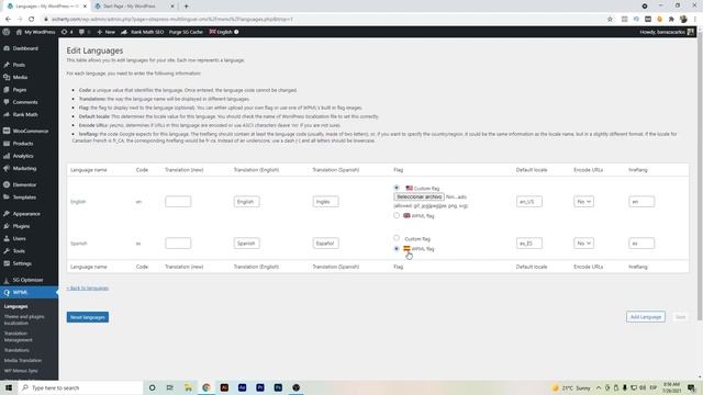 ⭐ WPML Flag Icon Change