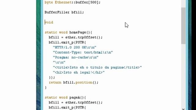 Arduino EthernetShield ENC28J60 Configuration - Parte2