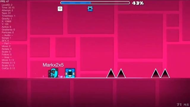 Multiplayer GD __ back on track __ 2 players