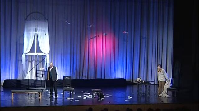 ВАСИЛИЙ ЛАНОВОЙ и ЕВГЕНИЙ КНЯЗЕВ в Минске в спектакле Загадочные вариации