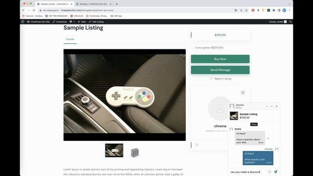 Better Messages - HivePress Integration
