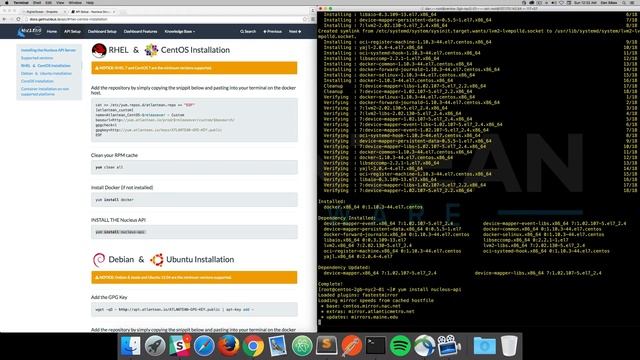 Installing Nucleus API on a CentOS 7/RHEL 7 Docker Host