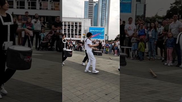 Шоу барабанщиков Drumline. Краснодар. День России
