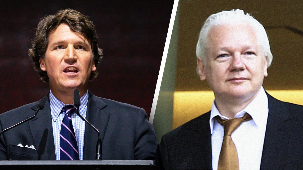 Tucker Carlson Responds to Julian Assange’s Release During Australia Speech