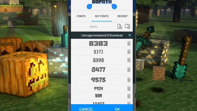 Тутор! Как сделать шрифт как в MINECRAFT!!!