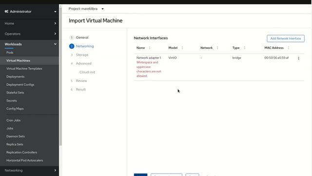 How to import VMware VM to Kubernetes