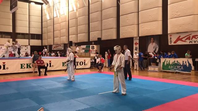 Чемпионат Европы 2018 г.Варна (Болгария) Spirichev Vitalii(Ukraine)-Mokhirev Stepan (Russia) 2 бой