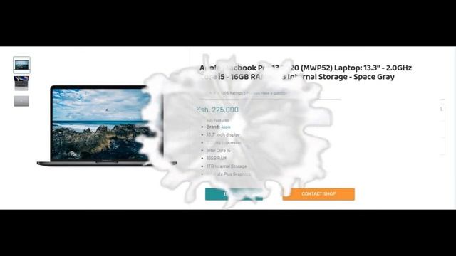 Apple Macbook Pro 13 2020 MWP52 Core i5  Space Gray  Price in Kenya
