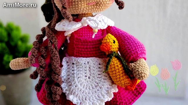 Амигуруми: схема Утёнок для куклы | Игрушки вязаные крючком