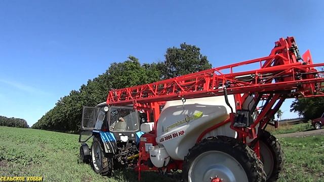 ЧИСТИМ ПОЛЯ ОТ МНОГОЛЕТНИХ СОРНЯКОВ!!!ОПРЫСКИВАТЕЛЬ СЛОВЕНИЯ "АГРОМЕХАНИКА"!!!