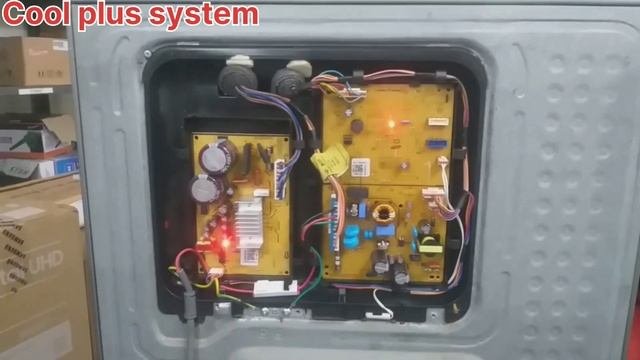 Samsung inverter Refrigerator inverter pcb 2 time blinking and Maine pcb 10 time blinking error |