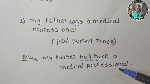 English grammar| Rewrite the sentences as per the tense mentioned in the bracket