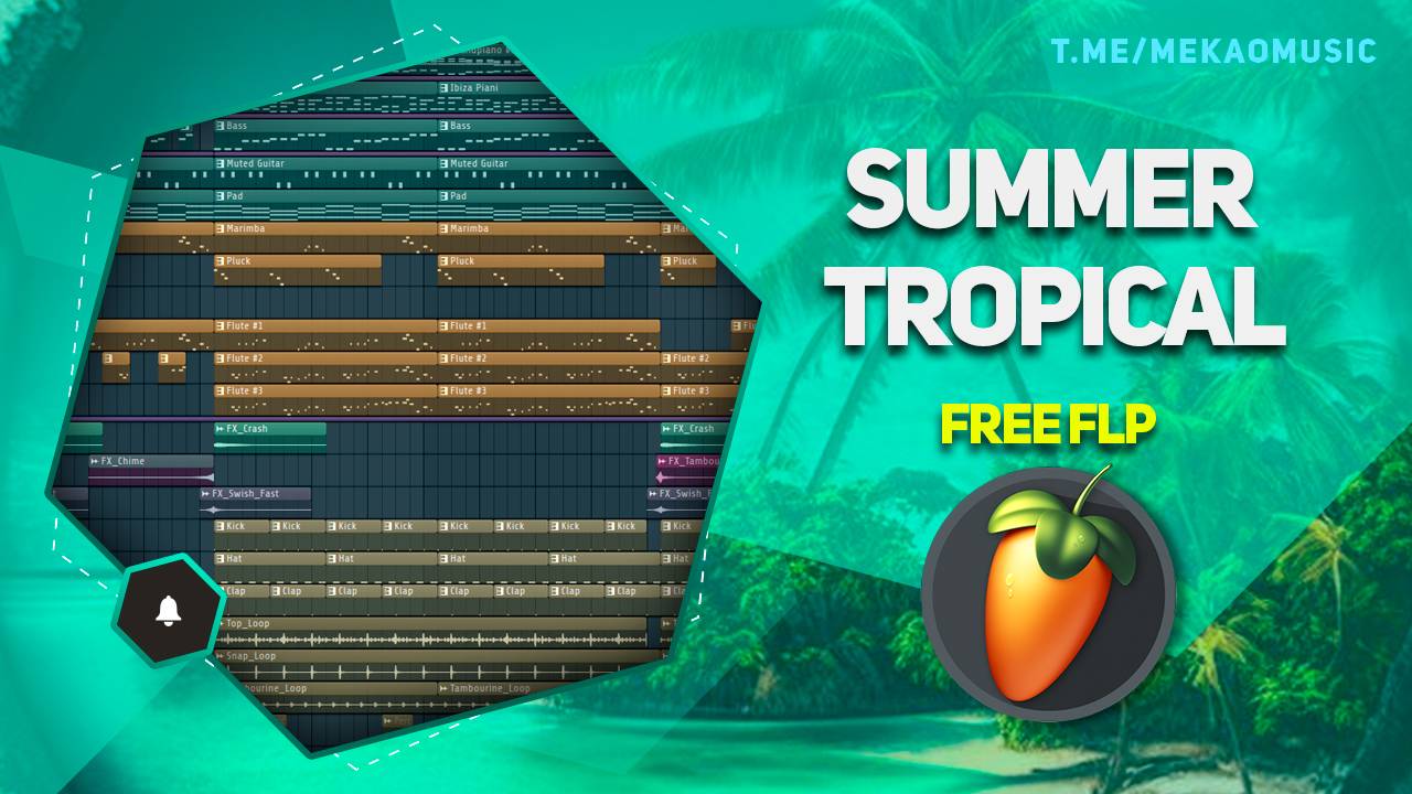 Summer Tropical House в FL Studio 20 (+Free FLP)