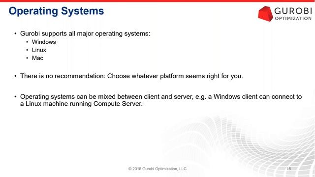 Integrating Gurobi into State-of-the-Art Application Architectures