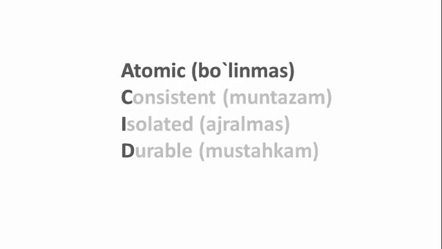 MOHIT09   Tranzaksiya atamasi haqida