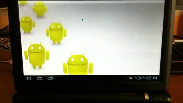 Android X86 3.2 Honey Comb on Asus EeePC 900