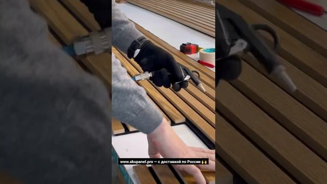 Как сделать запил под розетки в декоративных акупанелях - наглядное пособие. #быстрыйремонт