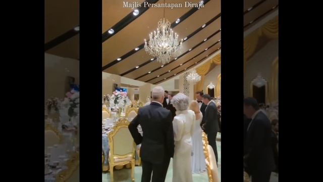 Prince Abdul Mateen and Princess Anisha Rosnah | The Brunei's Royal Wedding Bouquet Ceremony #Matee