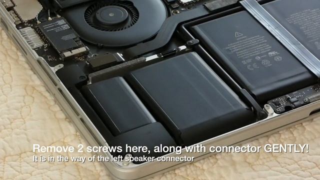 Replacing Macbook Pro Retina 13" 2012-2015 Left and Right Speakers in 2 MINS! $14 only!