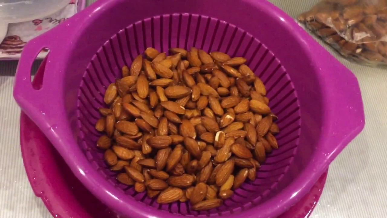 Снова делаю миндальное молоко