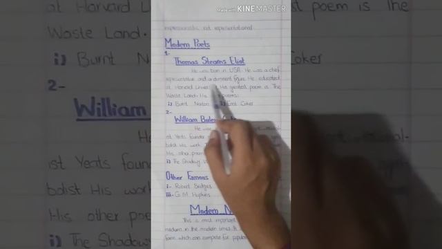 Modern literature | Modern Poetry | Modern Novel | Modern Drama  easy notes with lecture