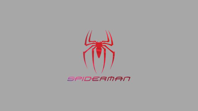 Человек Паук Логотип | Spiderman Light Logo Marvel DC - Живые Обои