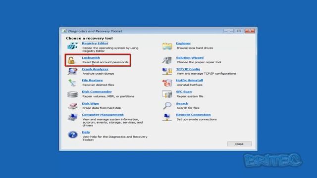 Reset Forgotten Password in Windows 10