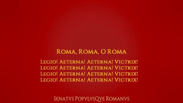 Legio Aeterna Victrix - Roman march. Lyrics.