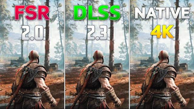 FSR 2.0 vs DLSS vs Native in God of War