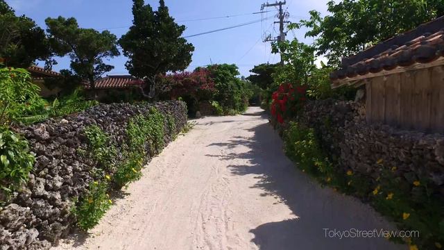 Walking around Taketomi Island - Okinawa - 竹富島 - 4K Ultra HD