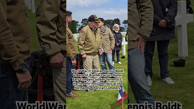 Veteran Dennis Boldt & Band of Brothers actors honor Easy Company soldier Terrence C.