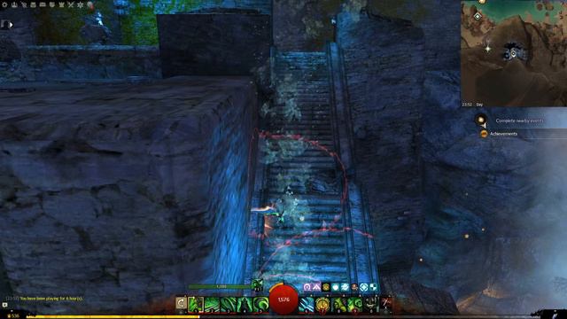 Jumping puzzle - Plains of Ashford - Loreclaw Expanse - Tiger Den (Guild Wars 2)