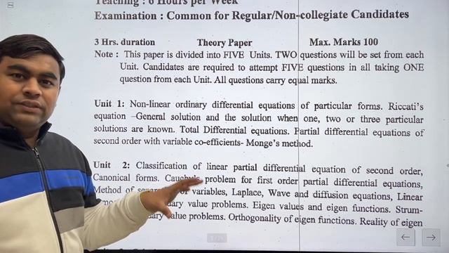 Rajasthan University MSc Mathematics Complete Details and Online Coaching