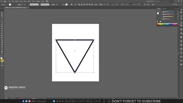 T-Shirt Design Bangla Tutorial  ট-শরট ডজইন Illustrator Tutorial  How to Design T-shirt MH