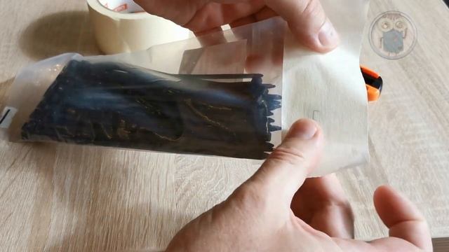 Как открыть пакет с кабельными стяжками, чтобы они никогда не рассыпались