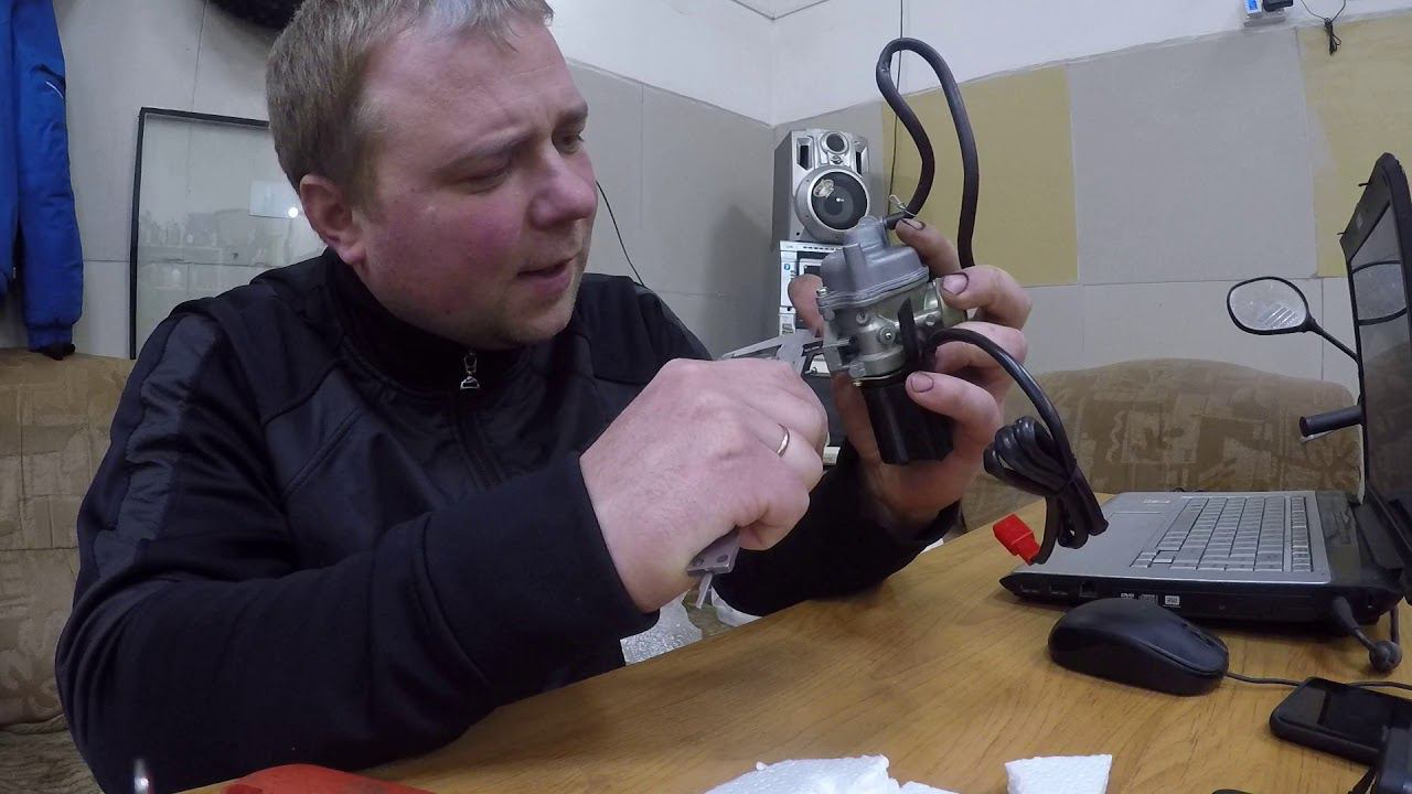 Распаковка карбюратора из Китая для Хонда Дио 50