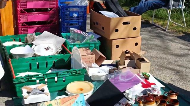 Франция: Барахолка на улице. Что купили, ч.2. Brocante En France. France Street Flea Market