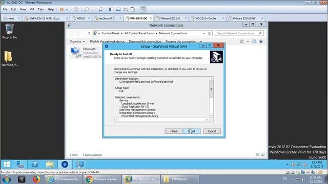 VMware 6.5 Starwind VSAN Installation