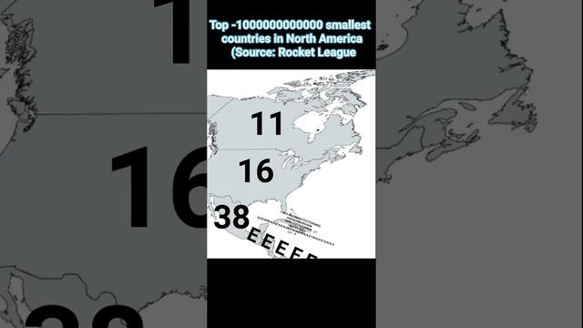 Smallest Countries in North America (Sarcasm) #geography #shortsvideo #northamerica #caribbean#Vira