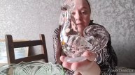 Был ли в нашей семье цветной хрусталь. Моя посуда из СССР.