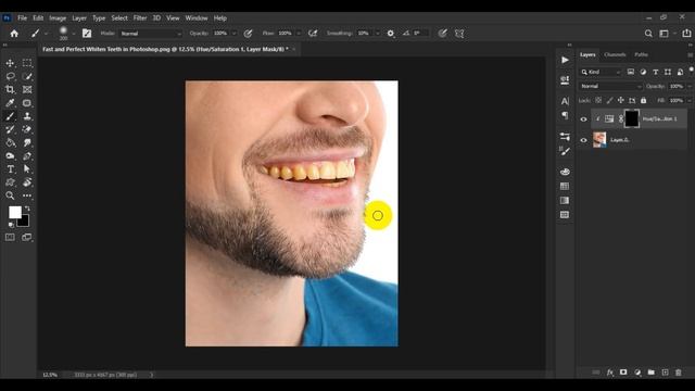 The easy way to whiten teeth in photoshop CC | Photoshop CC 2022