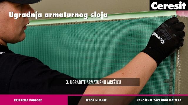 CERESIT VISAGE - Malteri inspirisani prirodom - Efekat kamena - Korak po korak nanošenje
