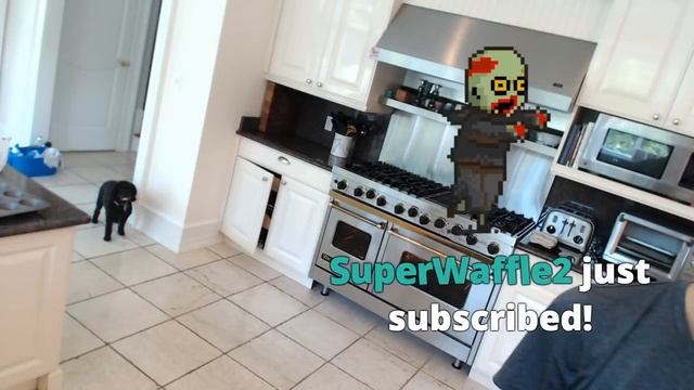Baking with Booster Man